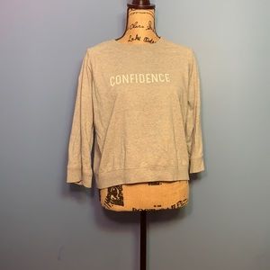 Confident H&M grey crew neck sweatshirts